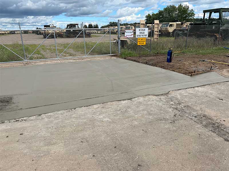 Poured Concrete Military Armored Tank Crossings