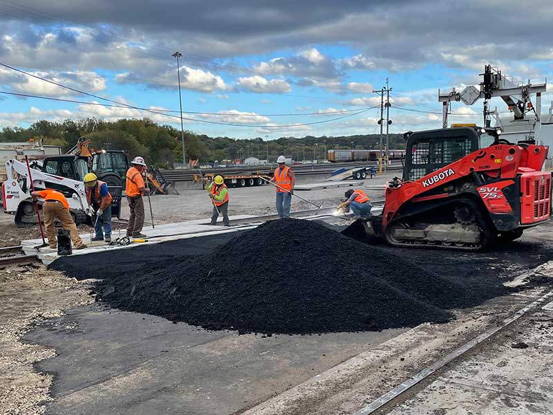 Railroad Crossing Construction